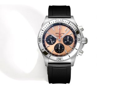 Breitling B01 Automatic Mechanical Movement Steel Sapphire Glass Champagne Watch